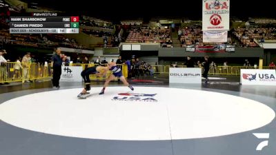 Schoolboys - 132 lbs Cons. Round 3 - Damien Pinedo, Legacy Wrestling Center vs Hank Sharbonow, Peterson Grapplers Wrestling Club