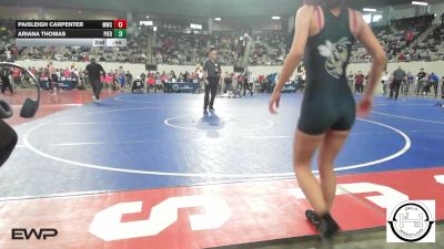 87 lbs Consolation - Kennedy Coleman, Mannford Pirate Youth Wrestling vs Audrey Serbantez, Kingfisher YellowJackets
