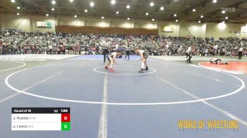 100 lbs Round Of 16 - Josiah Ruelas, Shafter Youth Wrestling vs Jason Lewis, Grizzly Wrestling
