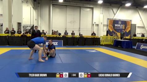 Lucas Donald Barnes vs Tyler Kade Brown 2025 World IBJJF Jiu-Jitsu No-Gi Championship