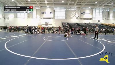 132 lbs Cons. Round 5 - Kaden Chamberlin, Journeymen Wrestling Club vs Jayden Miesch, Brockport Youth Wrestling Club