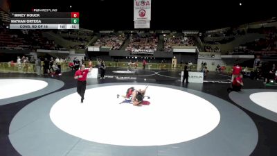 74 lbs Cons. Rd Of 16 - Mikey Houck vs Nathan Ortega