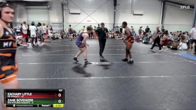 157 lbs Round 3 (6 Team) - Zachary Little, MF Dynasty vs Zane Bovenizer, Bad Natured Rodents