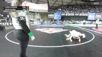 Boys 3A 132 lbs Cons. Round 7 - Romeo Gwerder, Enumclaw vs Bryce Tillman, Peninsula