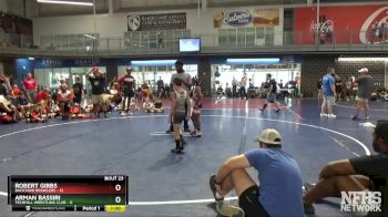 60 lbs Round 6 (8 Team) - Arman Bassiri, Techfall Wrestling Club vs Robert Gibbs, Backyard Brawlers