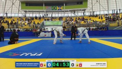 EVERTON LIMA vs WILLIAM CARLOS BRANCO GARCIA 2026 FPJJ Circuito Paulista GI Etapa 3