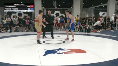 74 kg Cons. Sub-rd Of 16 - Liam Crook, Cavalier Wrestling Club/Askren Wrestling Academy vs Nolan Fellers, Sebolt Wrestling Academy