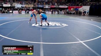 215 lbs Champ. Round 1 - Treydon Thomas, Nome High School vs Landon Burke, Bethel High School