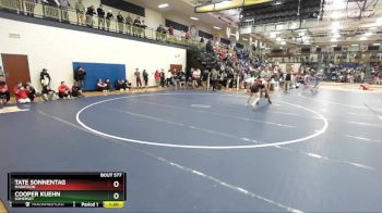 157 lbs Quarterfinal - Cooper Kuehn, Somerset vs Tate Sonnentag, Marathon