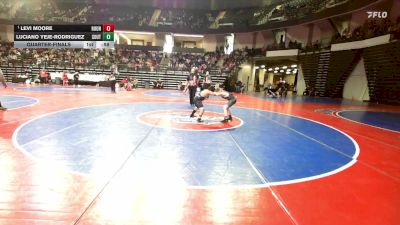 110 lbs Quarterfinal - Levi Moore, Roundtree Wrestling Academy vs Luciano Yeje-Rodriguez, South Georgia Takedown Club