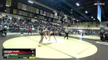 132 lbs Champ. Round 2 - Matthew Valdez, Clovis West vs Caleb Morales, Central