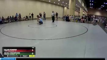 132 lbs Round 9 (10 Team) - Kevin Concepcion, Somerset Academy vs Allan Powers, Terre Haute Blue
