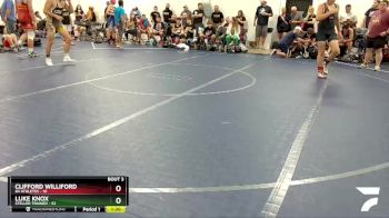 160 lbs Round 1 (8 Team) - Luke Knox, Steller Trained vs Clifford Williford, 84 Athletes