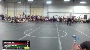 105 lbs Round 2 (4 Team) - Aiden McClure, Mat Assassins Black vs Joshua Wasnieski, Terps Xtreme