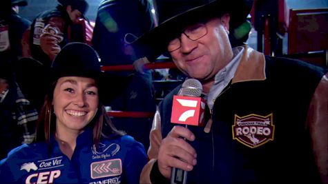 2022 Canadian Finals Rodeo: Interview With Shelby Spielman - Barrel Racing - Round 5