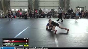 88 lbs Round 7 (8 Team) - Deklan Barr, Railroad City Riders vs Aidan McClure, Warhawks Black