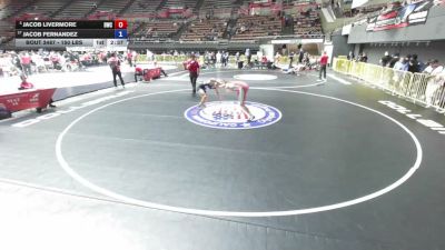 150 lbs Cons. Quarters - Jacob Livermore, Delta Wrestling Club vs Jacob Fernandez