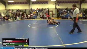 134 lbs Championship Bracket - Thomas Prell, Newcastle/Upton vs De`Drick Nichols, Burns