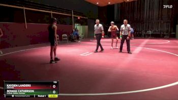 113 lbs Cons. Round 3 - Kayden Landers, Denver vs Rowan Catherson, Clear Creek-Amana
