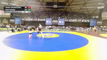 Girls 1B/2B/1A 170 5th Place Match - Selma Lewandowski, Lake Roosevelt (Girls) vs Maya Kunkel, Napavine (Girls)