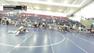 150 lbs Round 1 (4 Team) - CHARLES DAVIDSON, Death Row vs Landon Stohel, Sublime Wrestling Academy