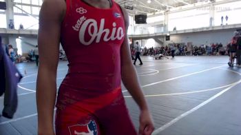 100 lbs Round 2 (6 Team) - Zoey Jewett, Charlies Angels Pink vs Ava Miller, Ohio Red