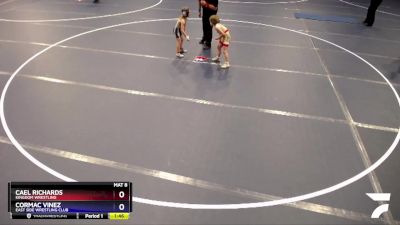 56 lbs Cons. Semi - Cael Richards, Kingdom Wrestling vs Cormac Vinez, East Side Wrestling Club