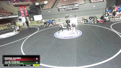 150 lbs Cons. Round 3 - Kaleb Vazquez, Royal High School Wrestling vs Dominic Ramirez, Squad Wrestling