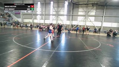 78-82 lbs Champ. Round 5 - Malia Hector, Toro World Club vs Jovi Wright, Oak Harbor Wrestling Club