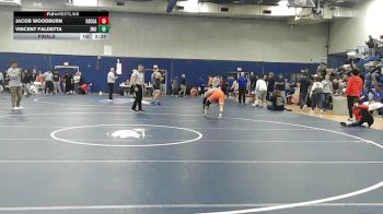 157 lbs Final - Jacob Woodburn, Coast Guard vs Vincent Faldetta, Johnson & Wales (RI)