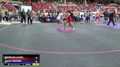 124 lbs Quarterfinal - Kristen De La Rosa, OK vs Ariana Martinez, NM