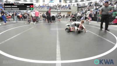 84 lbs Rr Rnd 2 - Kordell Burns, Grover Rains Wrestling Club vs Connor Freeman, Cowboy Wrestling Club