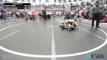 84 lbs Rr Rnd 2 - Kordell Burns, Grover Rains Wrestling Club vs Connor Freeman, Cowboy Wrestling Club