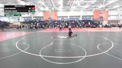 149 lbs Cons. Round 4 - Hayden Haber, Williams College vs Alex Brandt, RIT