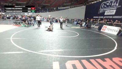 4A Boys 106 lbs Semifinal - Casen Villastrigo, Crook County Boys vs Keegan Jefferson, Sweet Home Boys