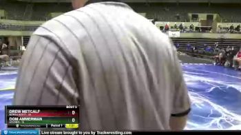 126 lbs Round 2 (4 Team) - Dom Ammerman, Holmen vs Drew Metcalf, North Scott