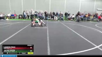 113 lbs Round 1 (4 Team) - Landon Price, Iowa Gold vs Jacob Mason, South Dakota Mania