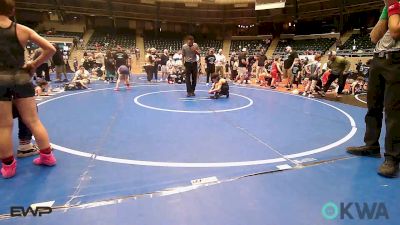 90 lbs Rr Rnd 2 - Dallin Swan, Oklahoma Strong- White 9U vs Jaxon Huffman, Team Tulsa NDT