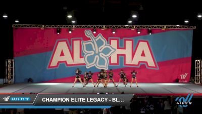 Champion Elite Legacy - Black Ice [2022 L2 Junior - D2 - Small - A Day 1] 2022 Aloha Reach The Beach: Daytona Beach Showdown - DI/DII