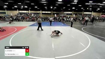 58 lbs Consolation - Aiden Orbeta, SoCal Grappling Club vs Noah Hernandez, Barn Brothers