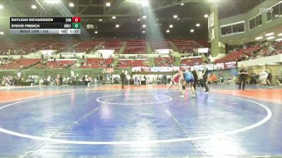 144 lbs 1st Place Match - Stevie French, CODY WRESTLING CLUB vs Bayleah Richardson, Summit Wrestling Club