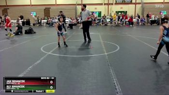 44 lbs Round 1 - Sly Simancek, Matt Rats vs Jax Simancek, Matt Ratts