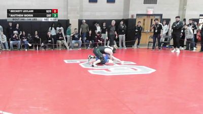 144 lbs Consolation - Beckett Leclair, West Springfield vs Matthew Morin, Canton