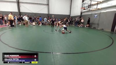 110 lbs Semifinal - Shae Morrison, Peninsula Wrestling Club vs Malachi Pettis, Team Aggression Wrestling Club