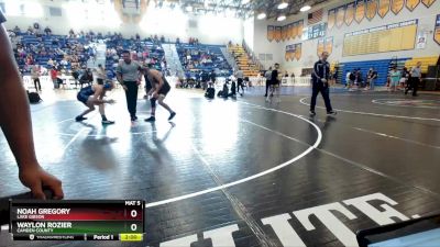 138 Blue Round 4 - Noah Gregory, Lake Gibson vs Waylon Rozier, Camden County
