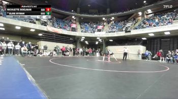 145 lbs Cons. Round 2 - Elise Byman, Unattached vs Nicolette Boelman, Unattached