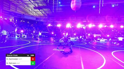 130 lbs Quarterfinal - Beckham Zachmeier, Matpac Wrestling ND vs Nolan Pehrson, Unattached