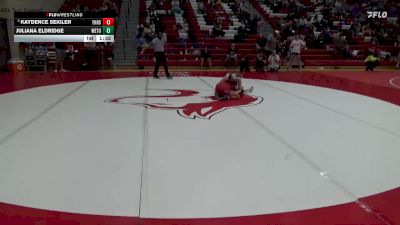 120 lbs Semifinal - Kaydence Seigler, Thompson HS vs Juliana Eldridge, Wetumpka