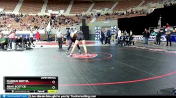 D1-215 lbs Quarterfinal - Maddux Botma, Liberty vs Rene Bostick, Sunnyside H.S.