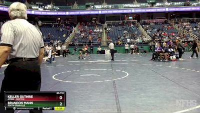 2A 113 lbs Champ. Round 1 - Keller Guthrie, Ayden - Grifton vs Brandon Mann, South Granville